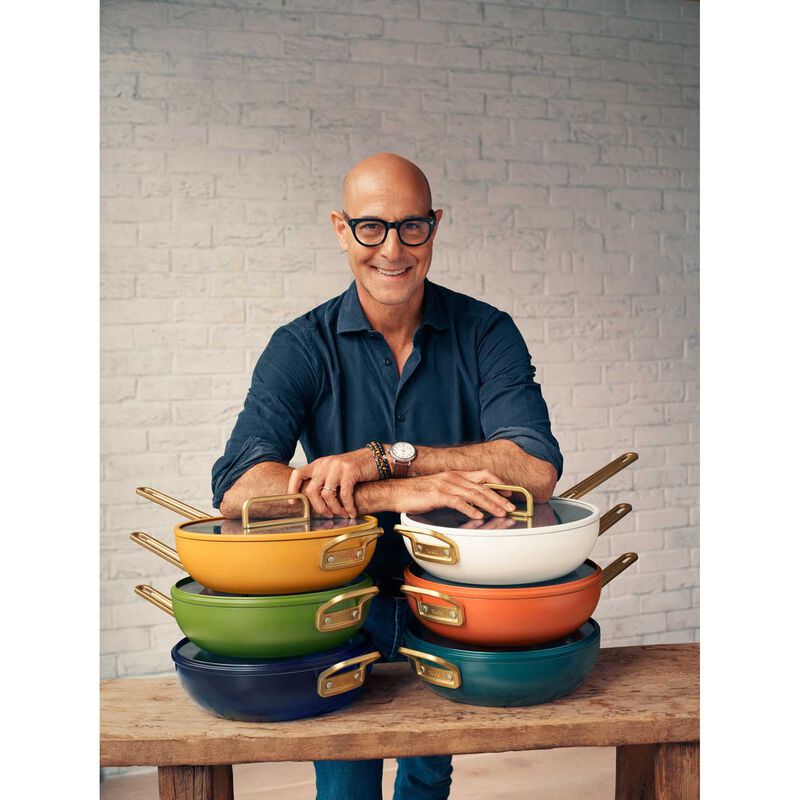 GreenPan Stanley Tucci Covered Pan Junior 29cm- Amalfi Sunset image number 3